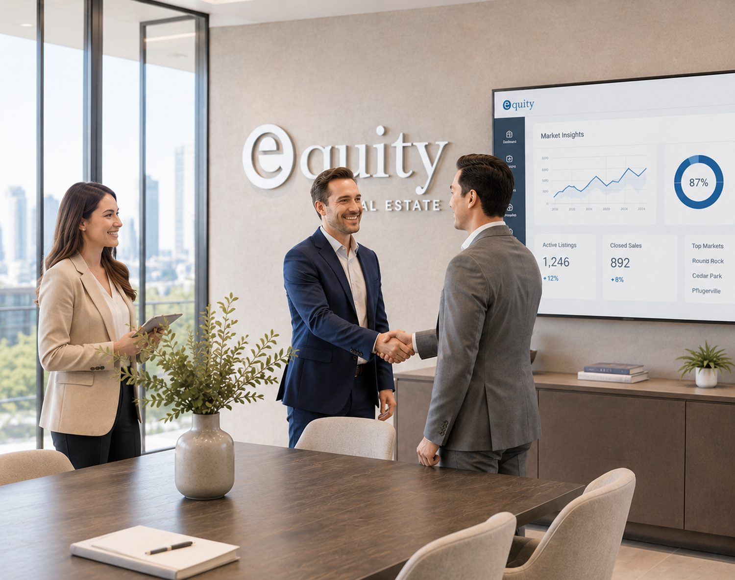 Equity agents building lasting client relationships